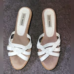 Steve Madden cork wedge sandals